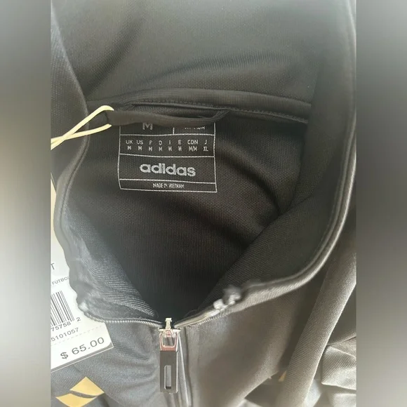 Adidas Authentic Lionel Messi Soccer Black Training Track Jacket Men’s Sz: M - Picture 4 of 5